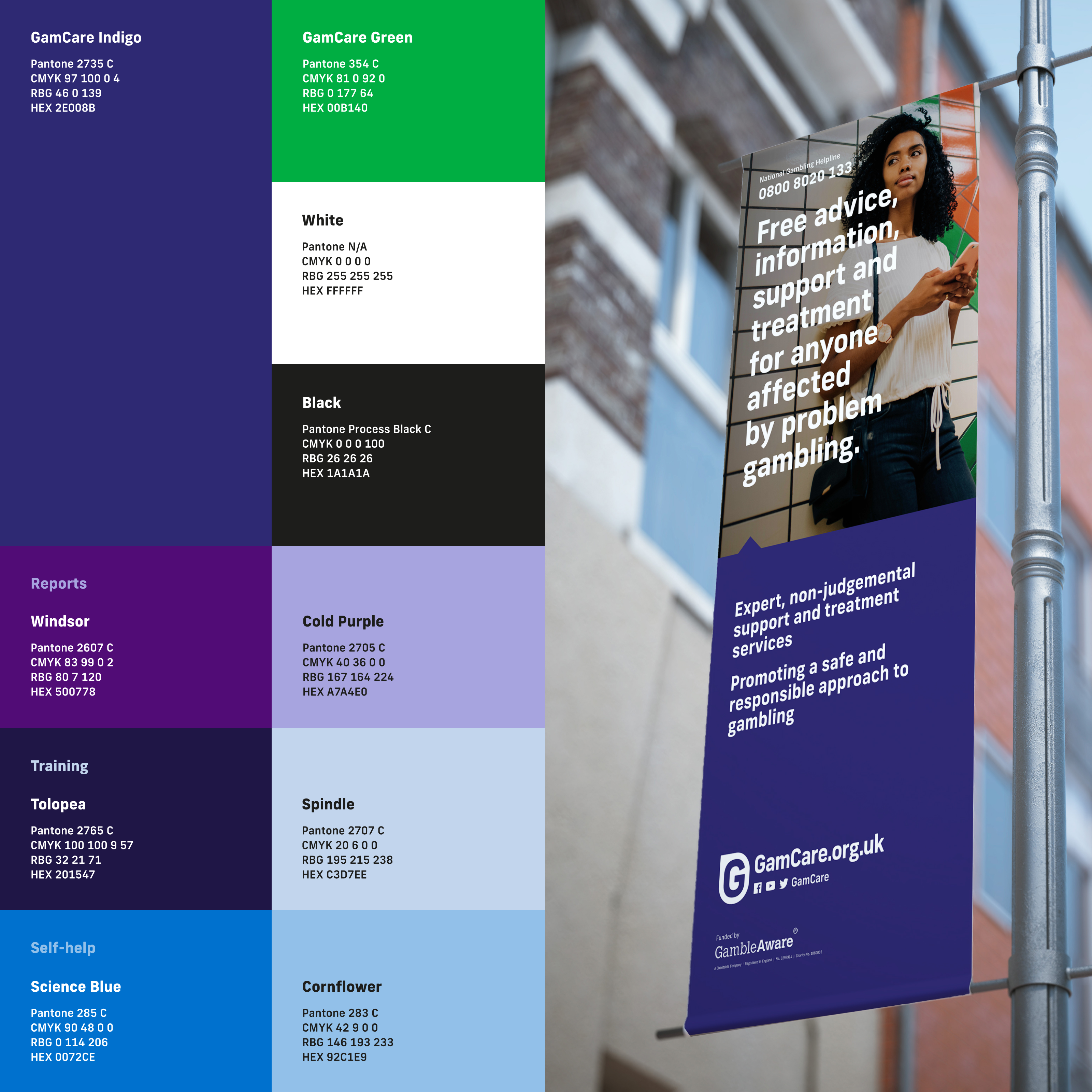 Anders brand wordmark in white placed on top of an image of a modern interior design.