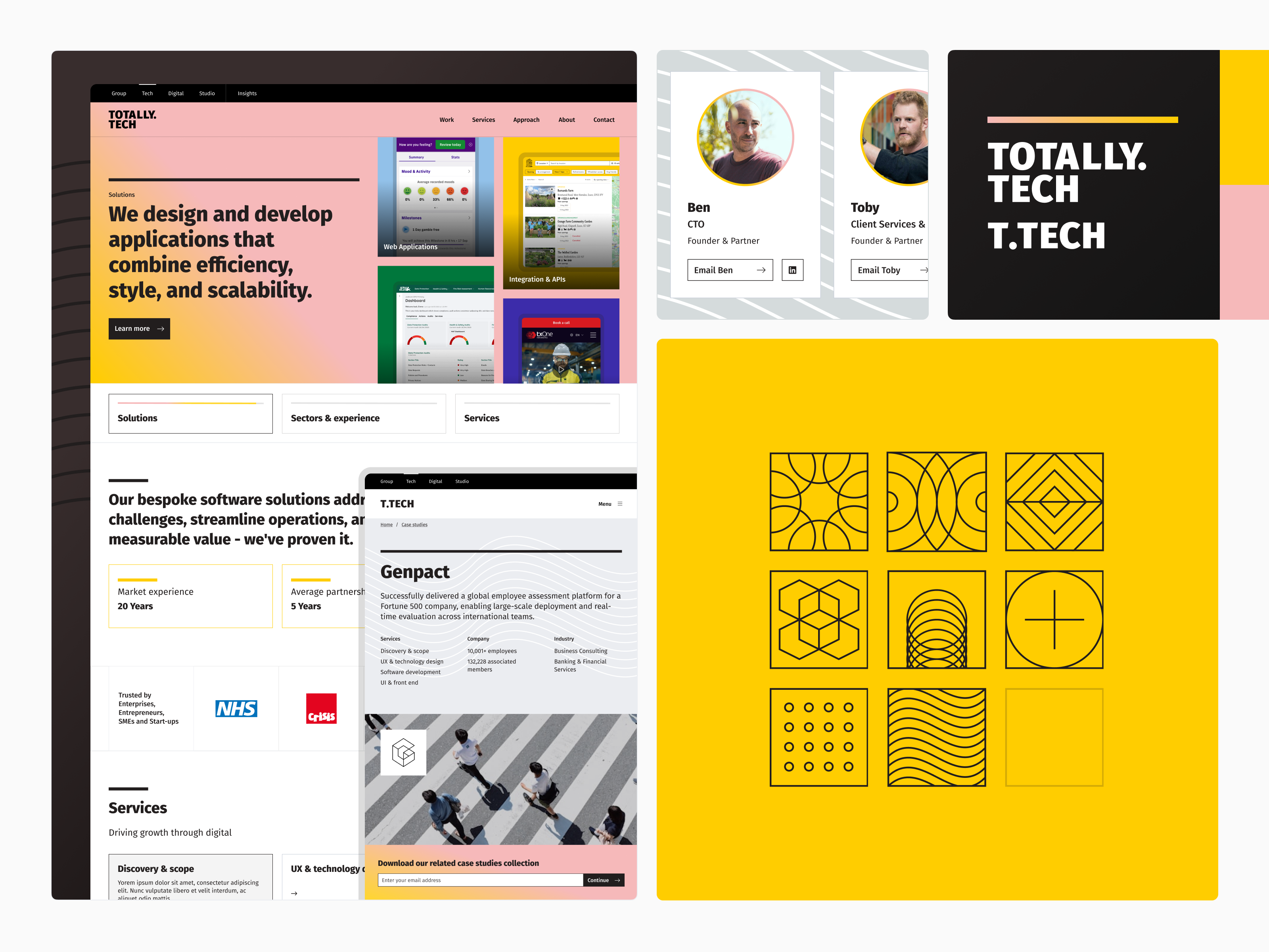 Anders brand wordmark in white placed on top of an image of a modern interior design.