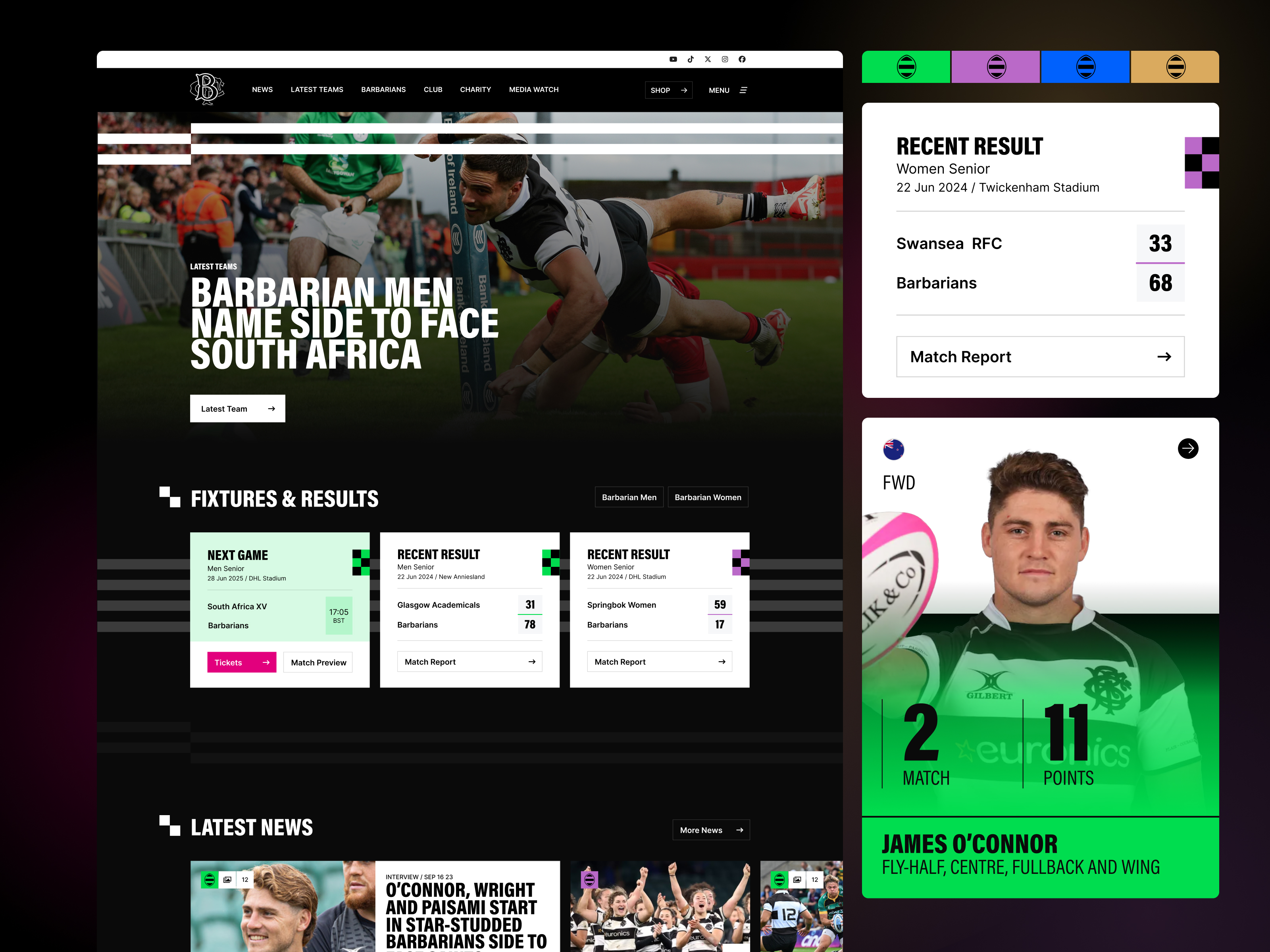 Anders brand wordmark in white placed on top of an image of a modern interior design.