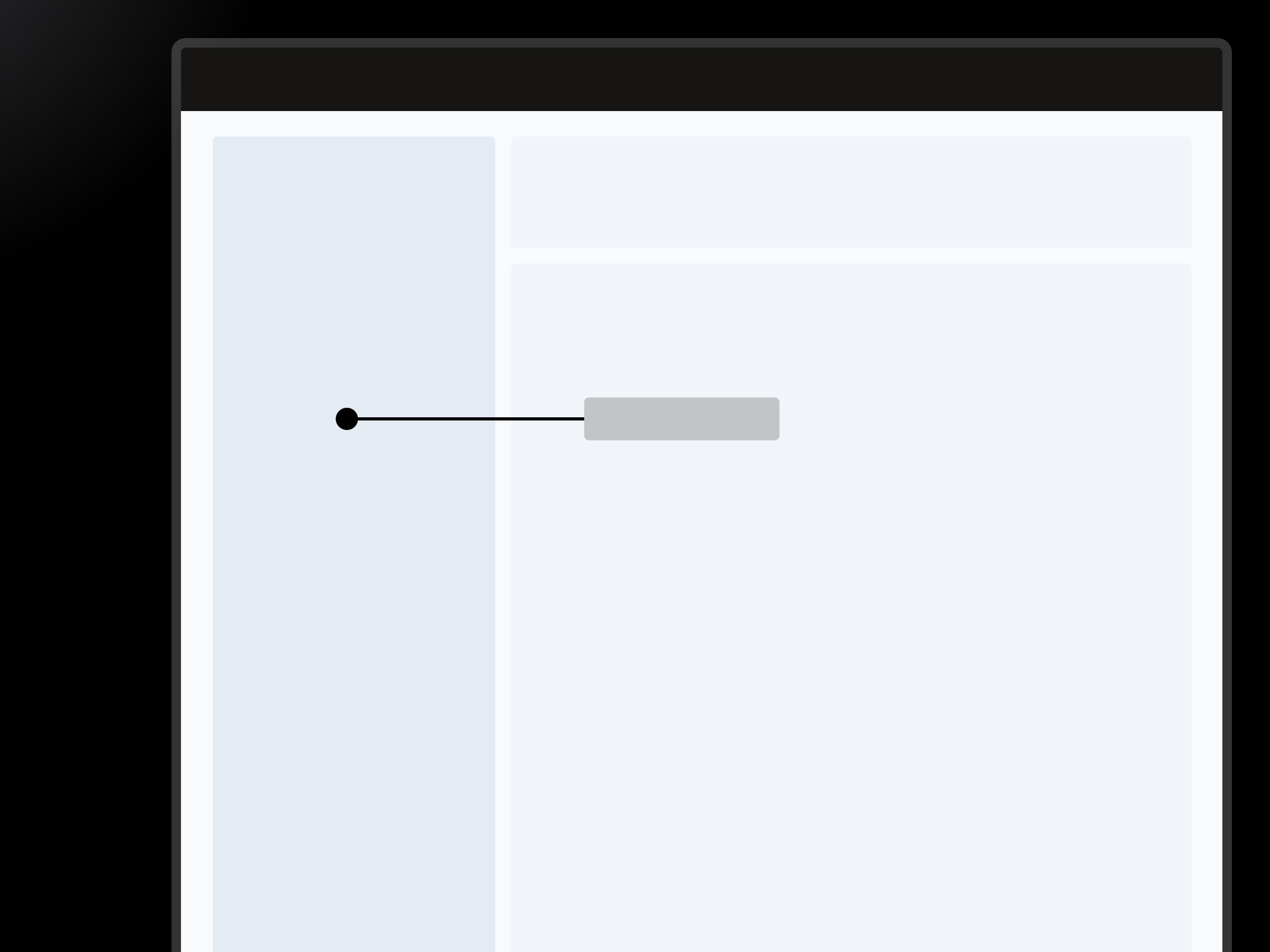 Anders brand wordmark in white placed on top of an image of a modern interior design.