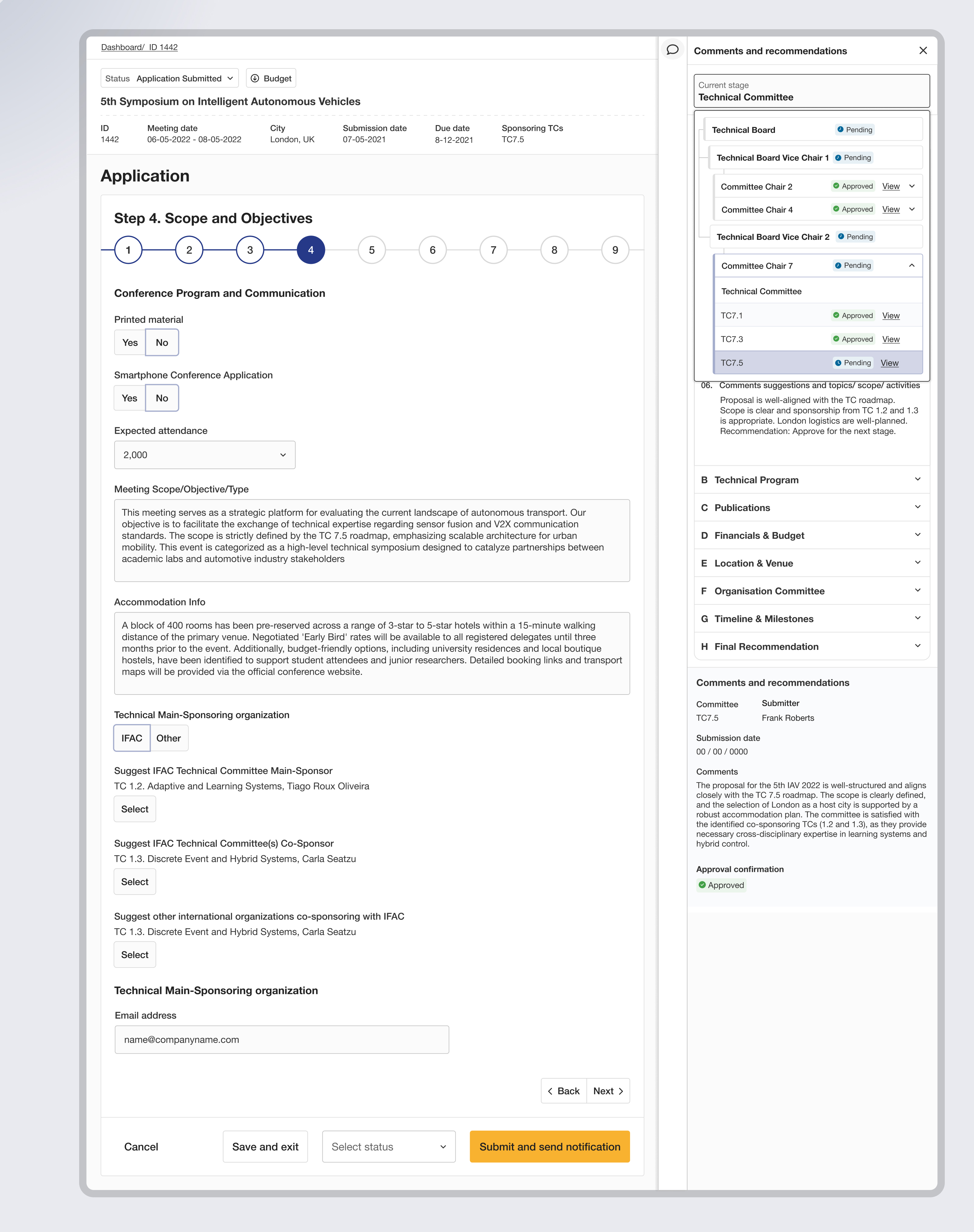 Anders brand wordmark in white placed on top of an image of a modern interior design.