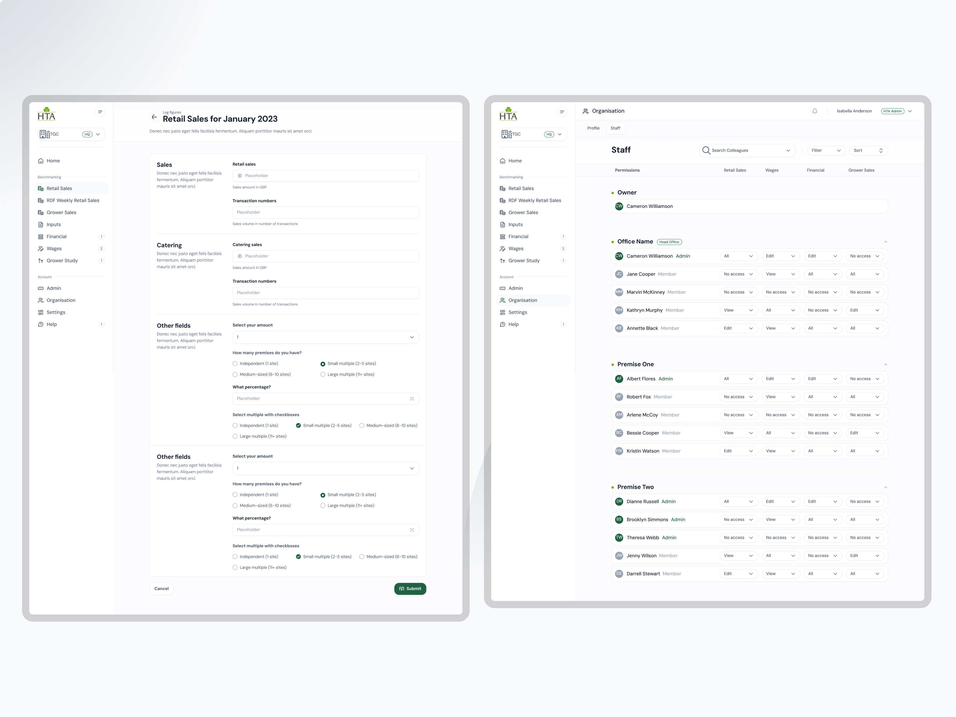 Anders brand wordmark in white placed on top of an image of a modern interior design.