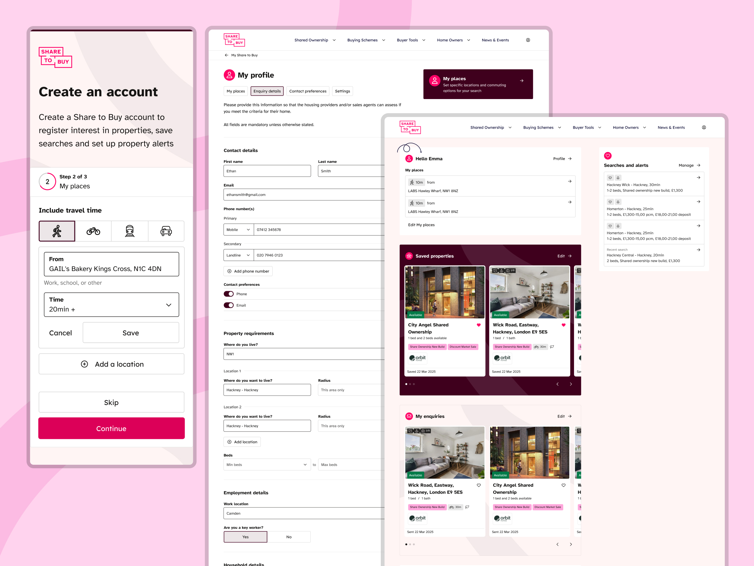 Anders brand wordmark in white placed on top of an image of a modern interior design.