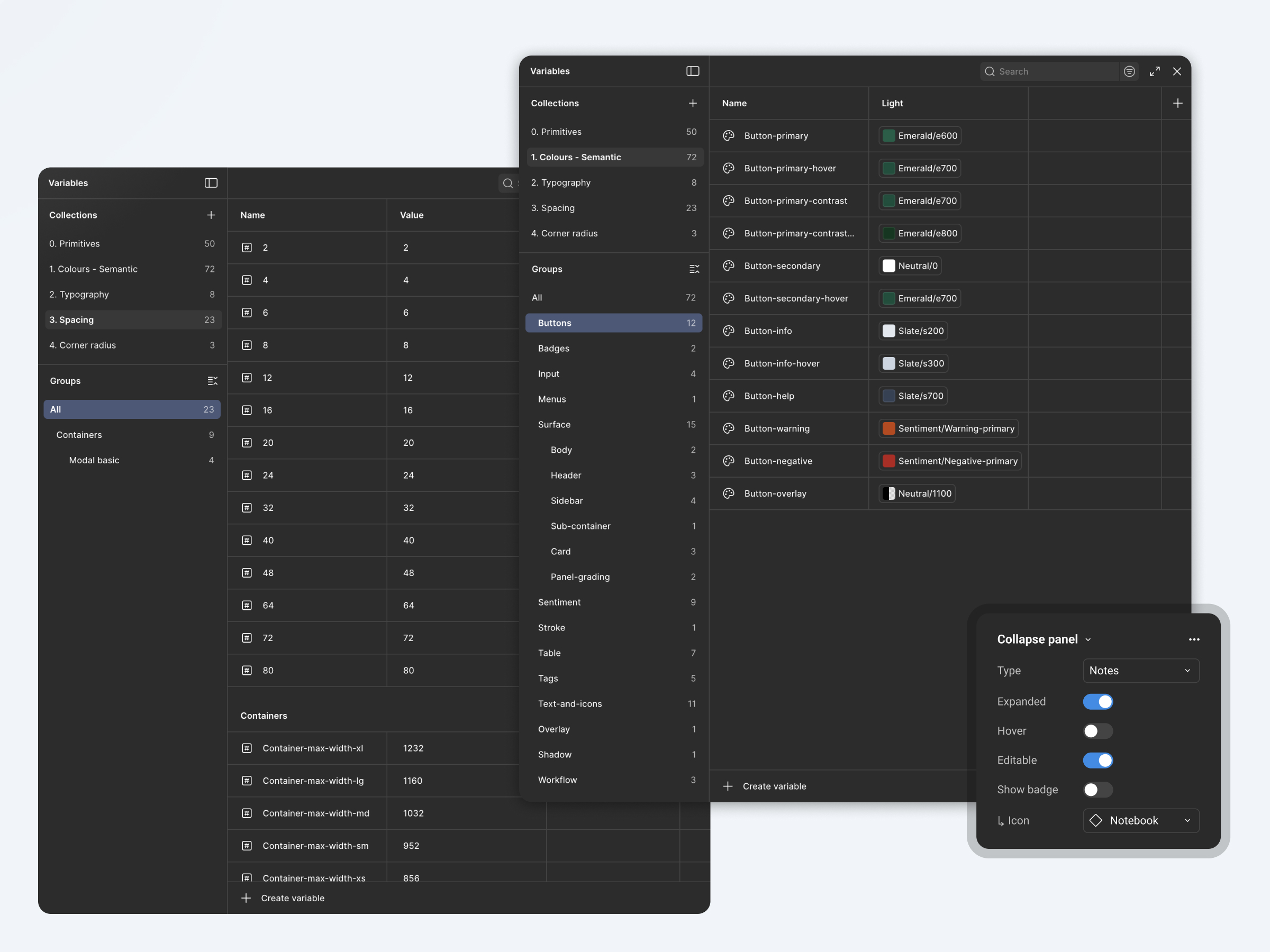 Anders brand wordmark in white placed on top of an image of a modern interior design.