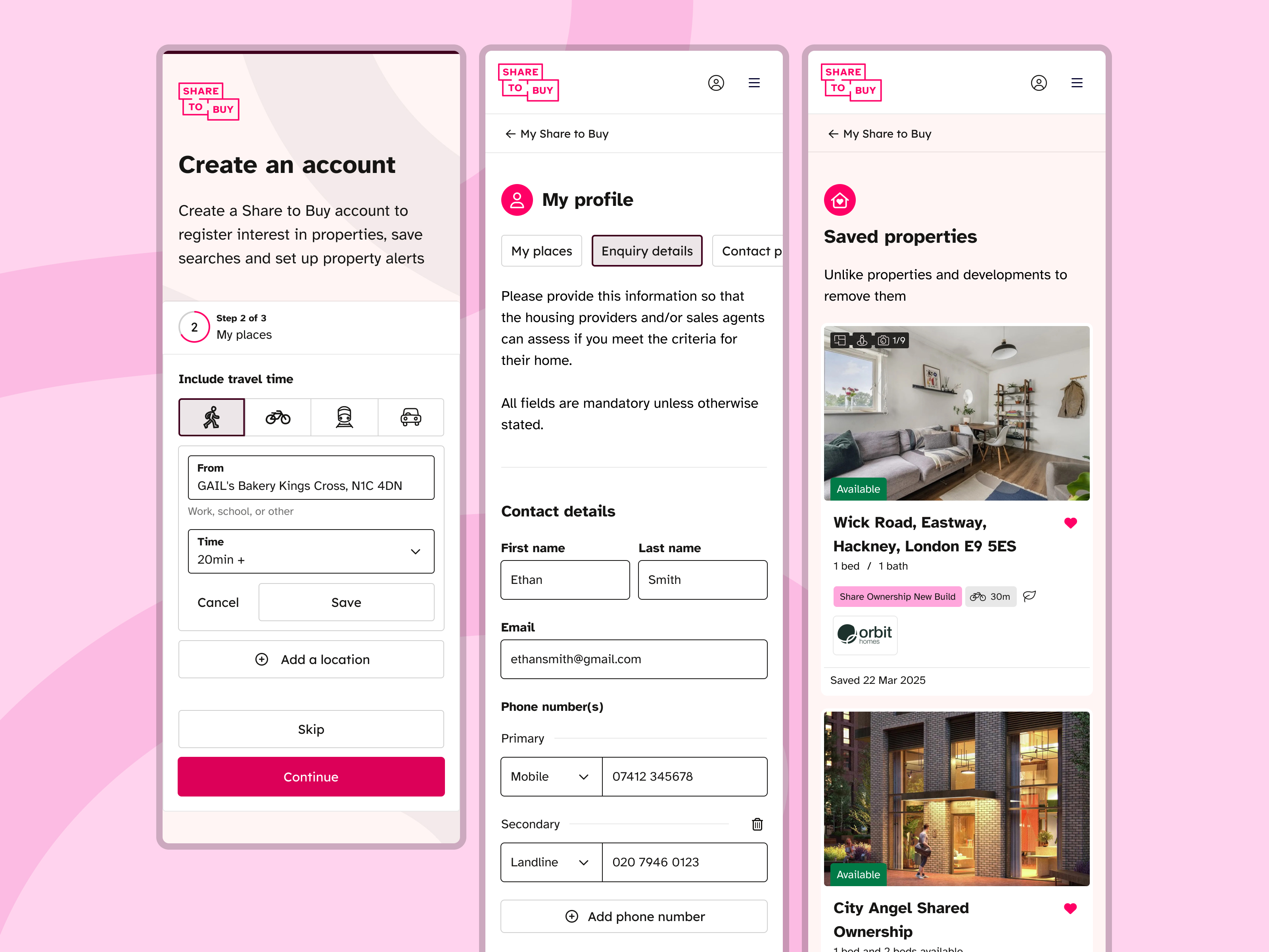 Anders brand wordmark in white placed on top of an image of a modern interior design.