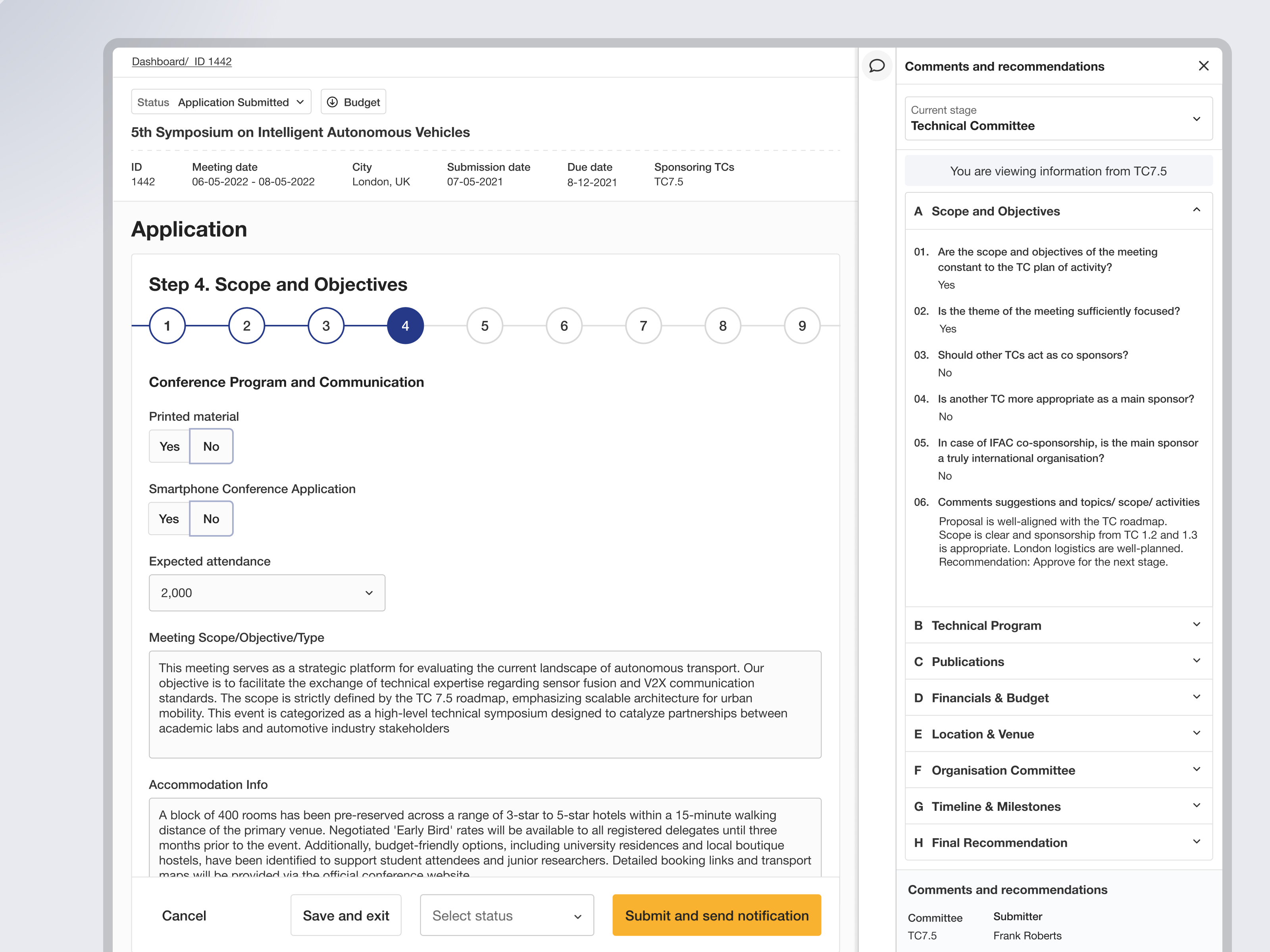 Anders brand wordmark in white placed on top of an image of a modern interior design.