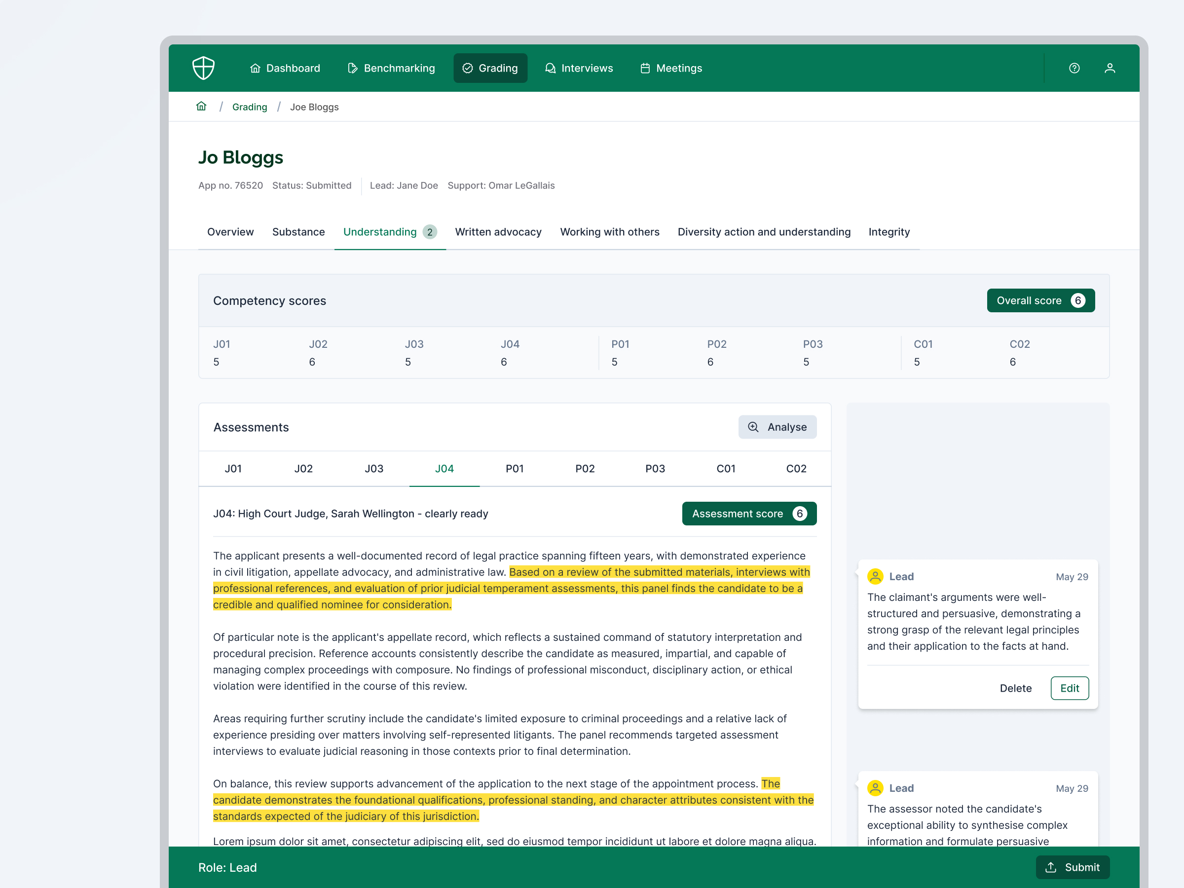 Anders brand wordmark in white placed on top of an image of a modern interior design.