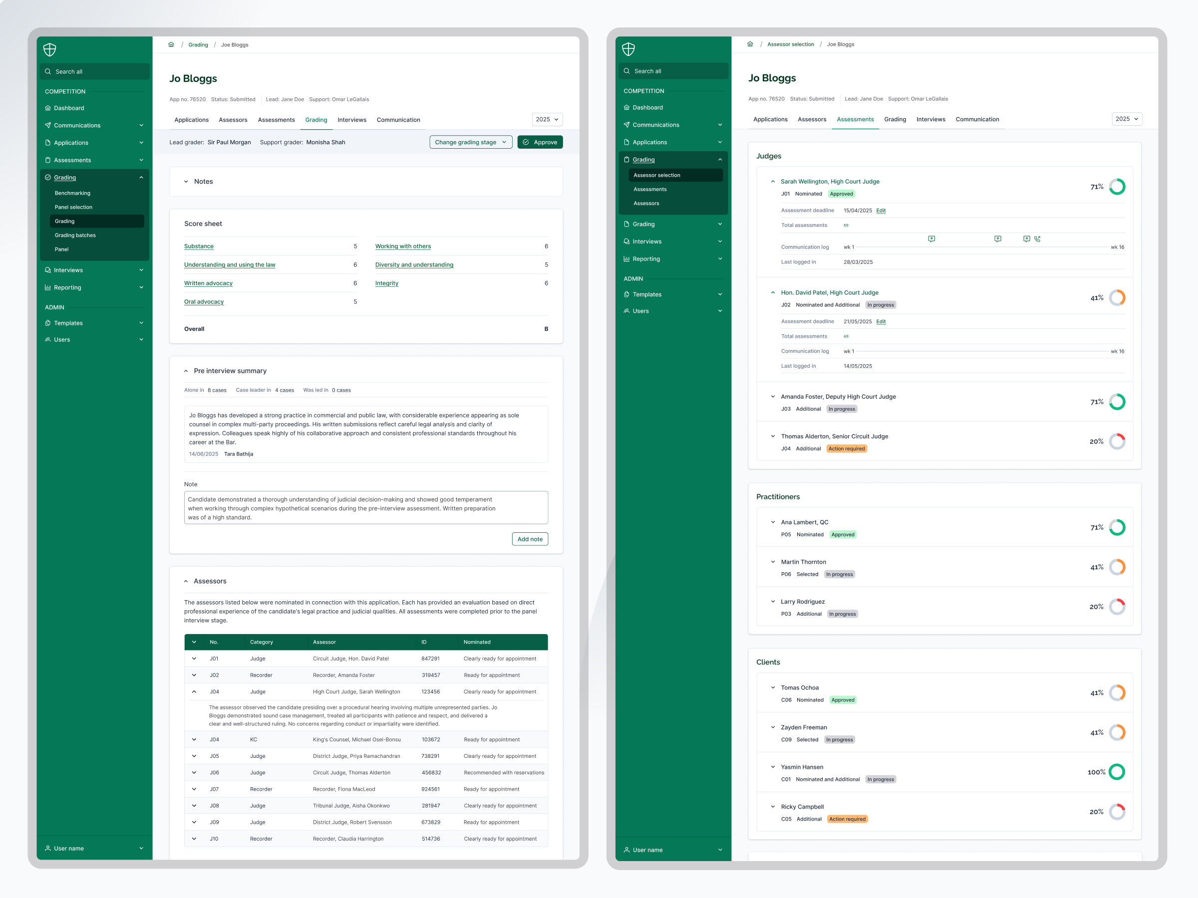 Anders brand wordmark in white placed on top of an image of a modern interior design.